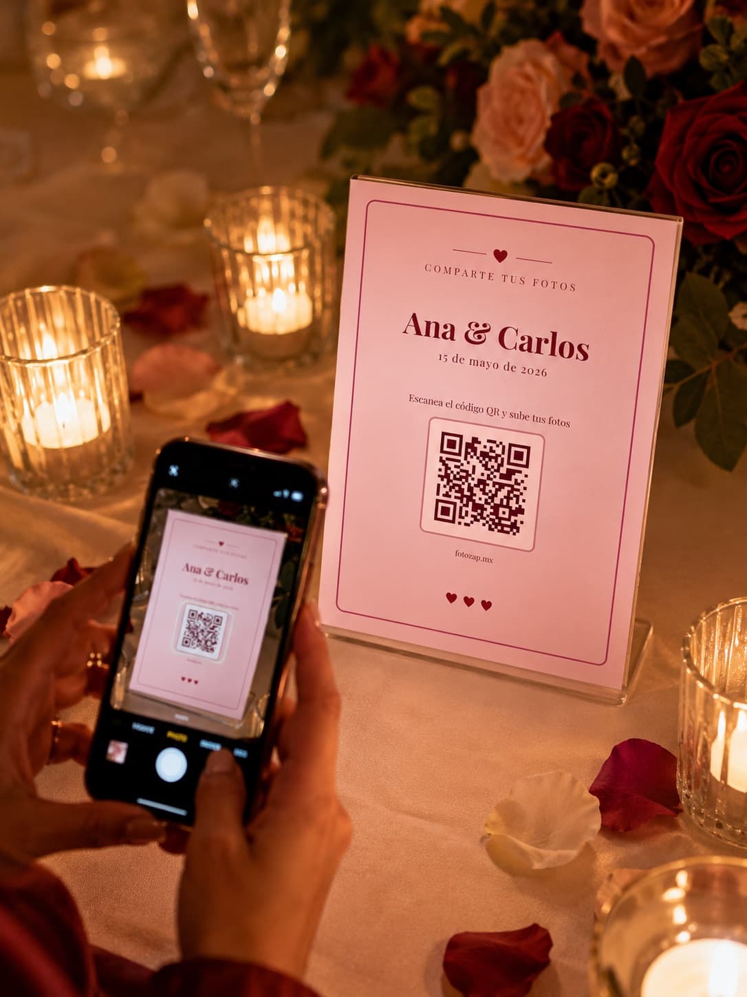Escanean el código QR